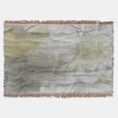 Amber Wilds Wasserfarbe Abstrakt drucken Decke (Vorderseite)