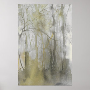 Amber Wilds Wasserfarbe Abstrakt drucken Poster