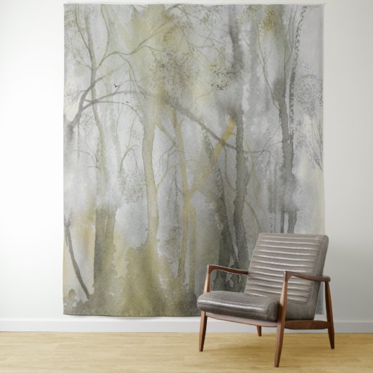 Amber Wilds Wasserfarbe Abstrakt drucken Wandteppich (Beispiel)