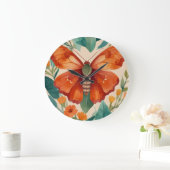 Amber Wings Große Wanduhr (Zuhause)