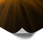 Amberfederlicht Poster (Ecke)