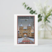 Amberg - Nabburger Tor Postkarte (Stehend Vorderseite)