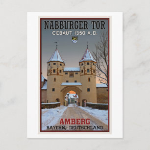 Amberg - Nabburger Tor Postkarte
