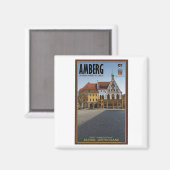 Amberg - Rathaus Magnet (Vorderseite/Rückseite)