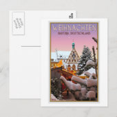 Amberg - Weihnachten Bayern Postkarte (Vorne/Hinten)