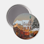 Amberg Weihnachtsmarkt Magnet (Vorderseite/Rückseite)