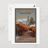 Amberg Weihnachtsmarkt Postkarte (Vorne/Hinten)