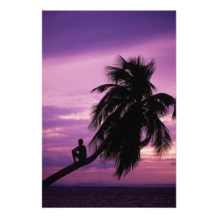 Ambergris Caye, Belize, Mittelamerika. Fotodruck