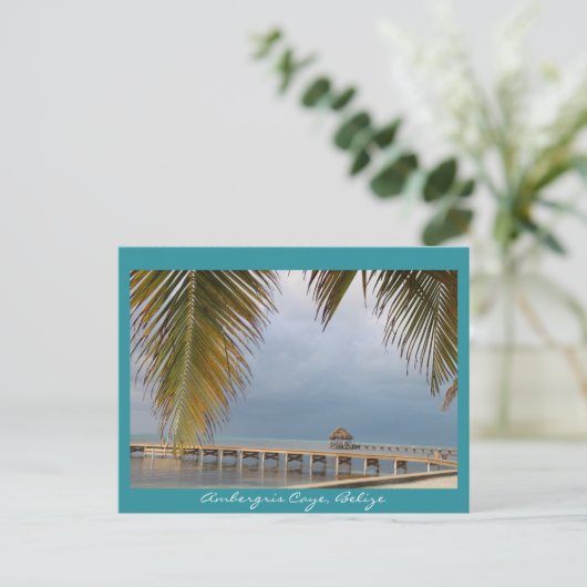 Ambergris Caye, Belize Postkarte (Stehend Vorderseite)