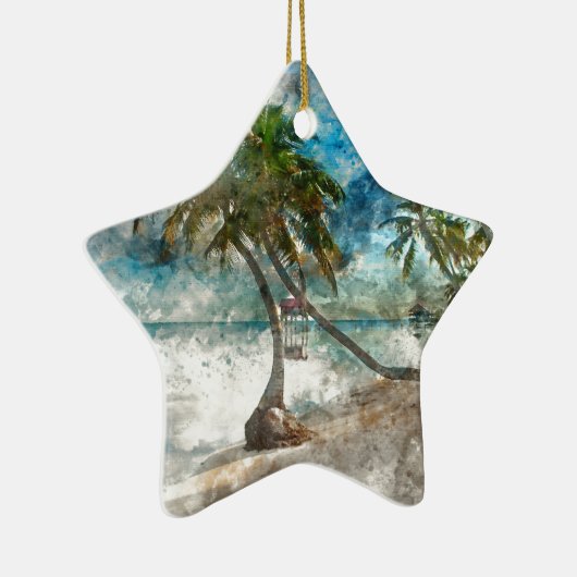 Ambergris Caye Belize Reiseziel Keramikornament (Rechts)