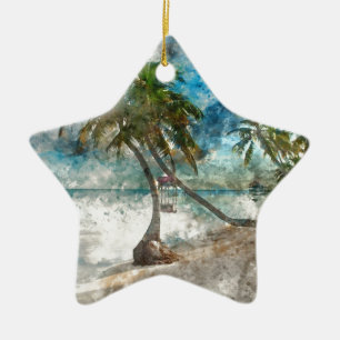 Ambergris Caye Belize Reiseziel Keramikornament