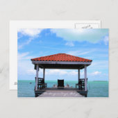 Ambergris Caye Secret Beach Postkarte (Vorne/Hinten)