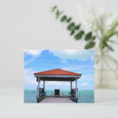 Ambergris Caye Secret Beach Postkarte (Stehend Vorderseite)