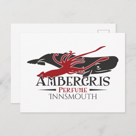 Ambergris Sperm Whale Perfume Innsmouth Postkarte (Vorne/Hinten)