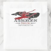 Ambergris Sperm Whale Perfume Innsmouth Rechteckiger Aufkleber (Tasche)