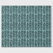 Ambergris, Whaleerbrechen Geschenkpapier (Flach)