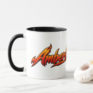 Amberlicious Fire Penguin Sunglasses Funny Mug Tasse