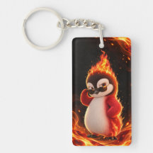 Amberlicious Fire Penguin Sunglasses Funny