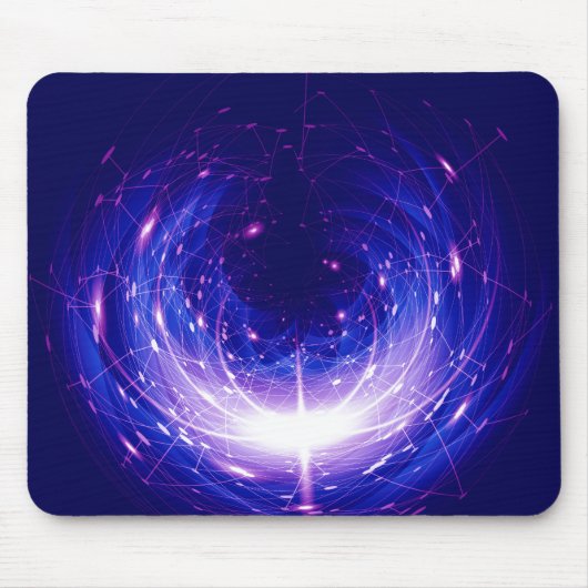 Amberlight Cold Blue Polar Flare Mousepad (Vorne)