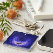 Amberlight Cold Blue Polar Flare Schlüsselanhänger (Vorderseite rechts)