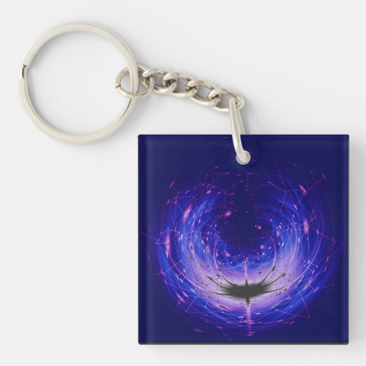 Amberlight Cold Blue Polar Flare Schlüsselanhänger (Vorderseite)
