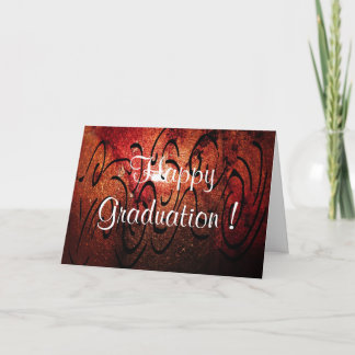 Amber's Abstrakte Abschluss Card ! Karte
