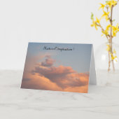 Ambers Natural Inspiration Card ! Karte (Gelbe Blume)