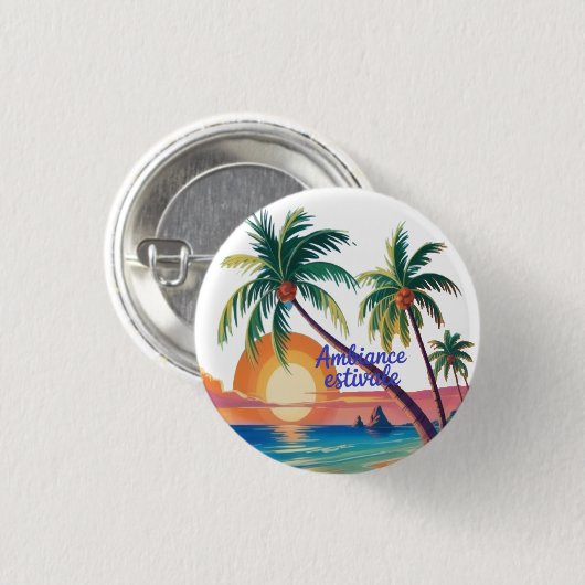 Ambiance Estivale Button (Vorne & Hinten)