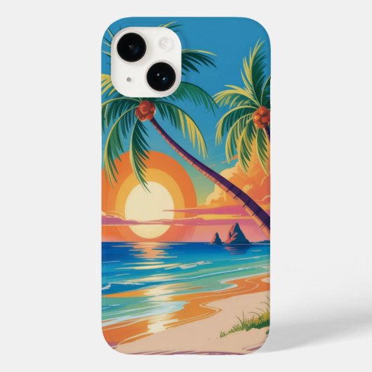 Ambiance Estivale Case-Mate iPhone Hülle (Rückseite)