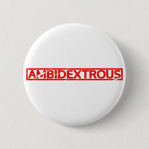 Ambidexterierte Briefmarke Button