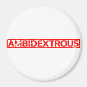 Ambidexterierte Briefmarke Magnet (Vorne)