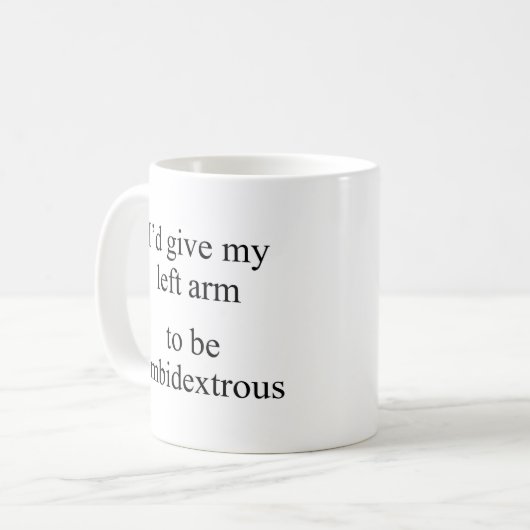 Ambidexteros. Kaffeetasse (Vorderseite Links)
