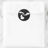 Ambient Abstracts S Crop Circle Glossy Stickers (Tasche)