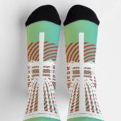 Ambigous Disk Golf T - Shirt Socken (Oben)