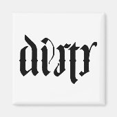 Ambigram Geschirrspüler Magnet (Vorne)