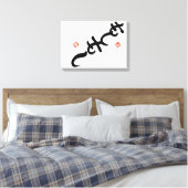 ambigram ”Hello” and "Shiny” Leinwanddruck (Insitu (Schlafzimmer))