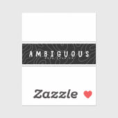 Ambigues Disk Golf Sticker (Blatt)