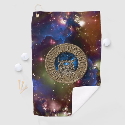 Ambiguous Disk Golf Co., Scheibenhandtuch Golfhandtuch (Insitu)