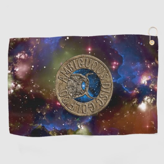 Ambiguous Disk Golf Co., Scheibenhandtuch Golfhandtuch (Horizontal)