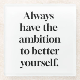 Ambition Glass Untersetzer