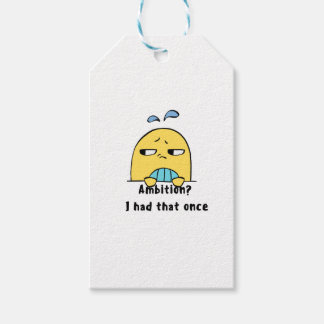 "Ambition? I had that once" Geschenkanhänger