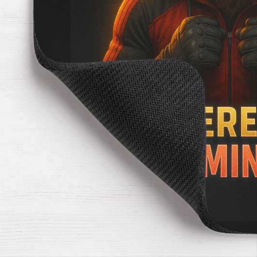 Ambition Lion Motivation Art Mousepad (Ecke)