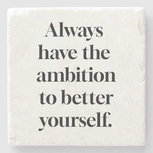 Ambition Marble Stone Untersetzer (Vorderseite)