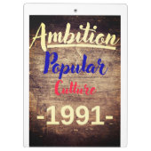 Ambition: Popular Culture Klemmbrett (Rückseite)