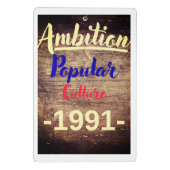 Ambition: Popular Culture Mini Klemmbrett (Rückseite)