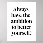Ambition Poster (Vorne)