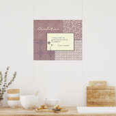 Ambition Quote Poster individuell anpassbar (Küche)