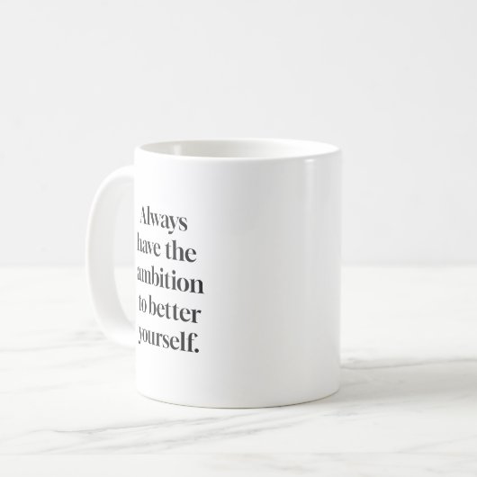 Ambition-Tasse Kaffeetasse (Vorderseite Links)