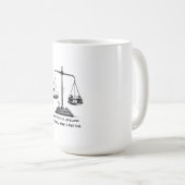 Ambition vs. Reality T-Shirt Kaffeetasse (VorderseiteRechts)