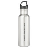 Ambition Water Flasche Edelstahlflasche (Vorderseite)